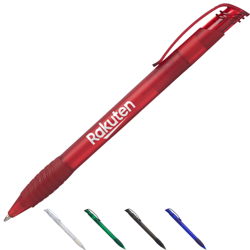 Custom Rubber Coated Ballpoint Pens with Comfort Grip