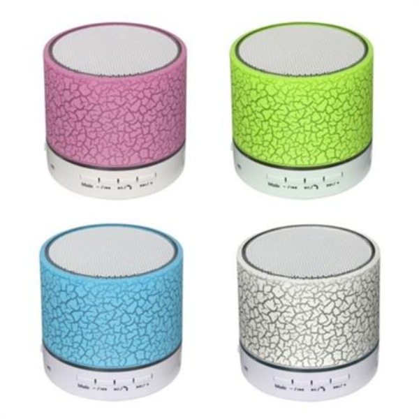 Crack Pattern Portable Bluetooth Speaker w/ Custom Logo