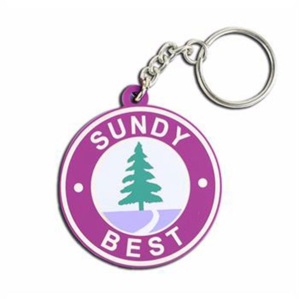 3" 2-D Custom PVC Key Tags