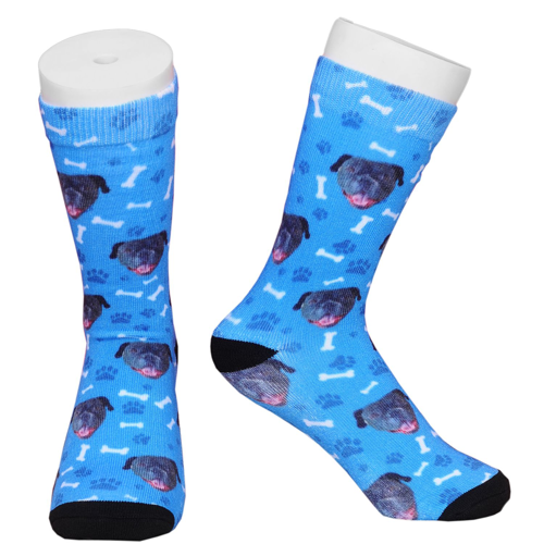 Youth Mid Crew 360 Digital Printed Socks