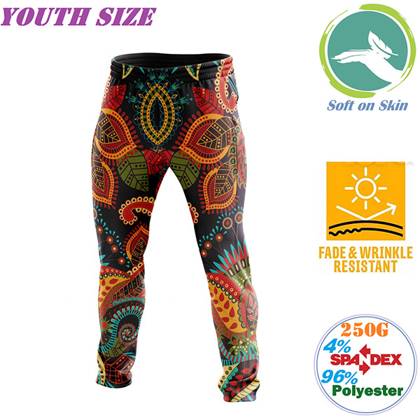 Youth 250 GSM Comfort Fleece Sublimation Jogger Trousers w/Fade & Wrinkle Resistant