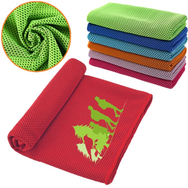 12"W x 12"L QuickDry Hand Towel w/ Custom Full Color Sublimation