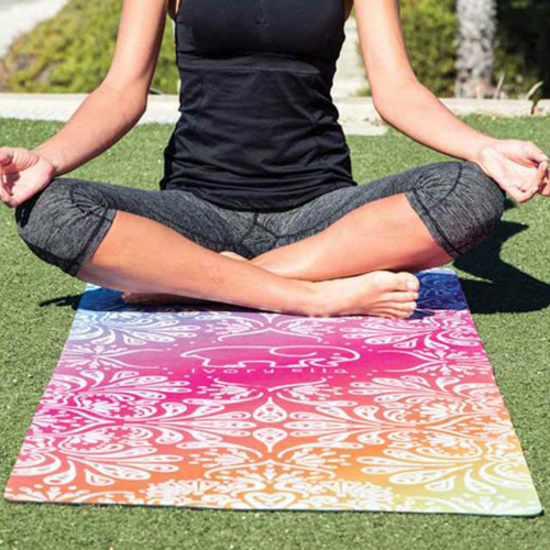24"x 68" Custom Sublimation Microfiber Velour Yoga Mat Towel