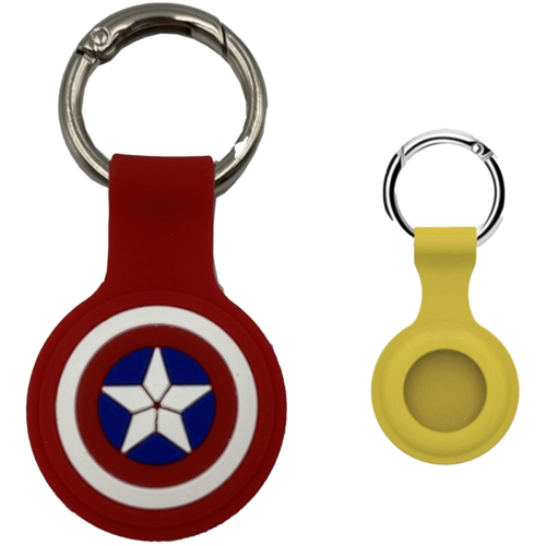 Custom Silicone AirTag Holder w/ Keyring Custom Airtag Keeper