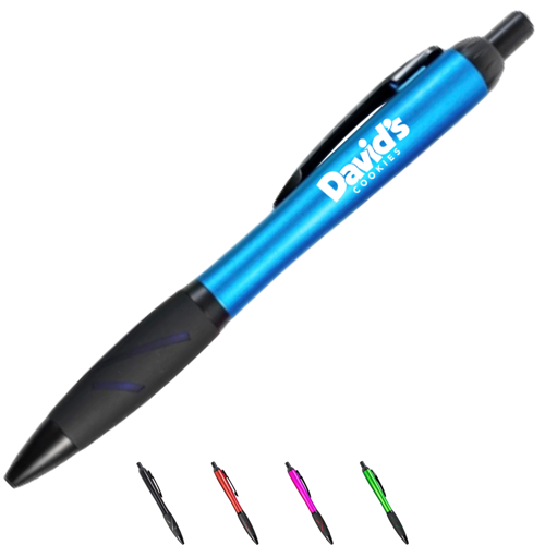 Light Up Pen w/ Rubberized grip
