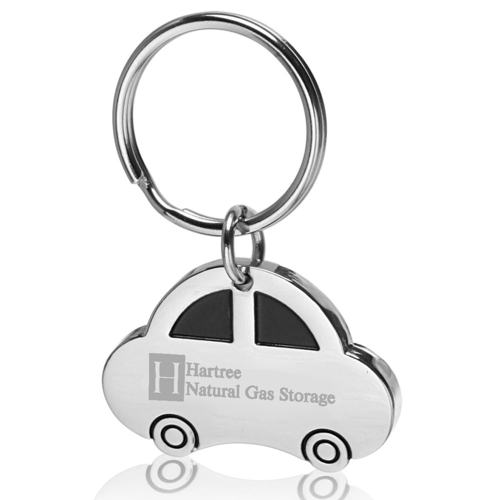 Metal Car Keychains w/ Custom Logo