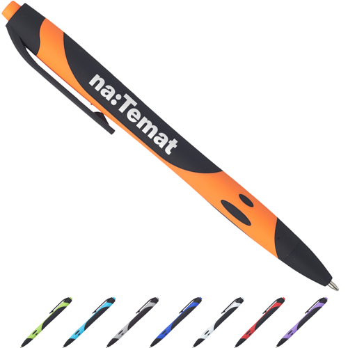 Custom Rubberized Plastic Ballpoint Pens for Smooth Writing