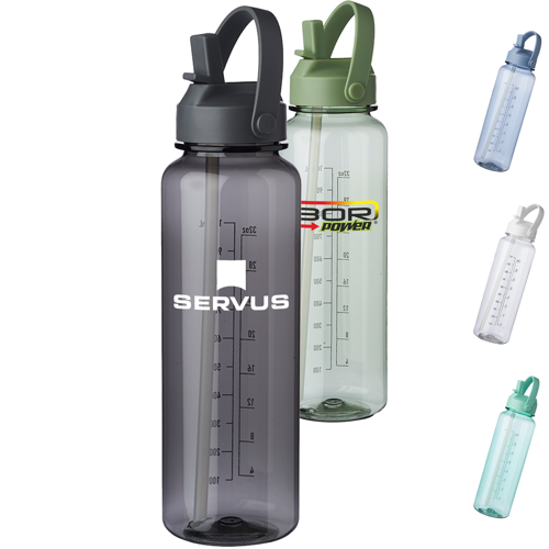 40 oz. Custom Water Bottle with Measurements