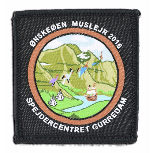 2.5" Woven Patch W/ Custom Imprint