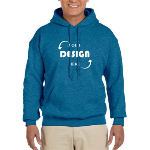 Custom Printed Gildan Adult Hooded Sweatshirts w/ Kangaroo Pockets
