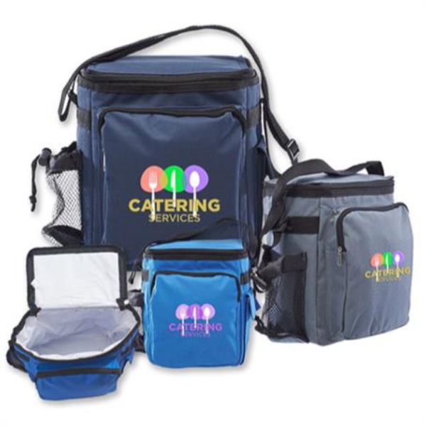 Traveler Insulated Lunch Bags with top zipper