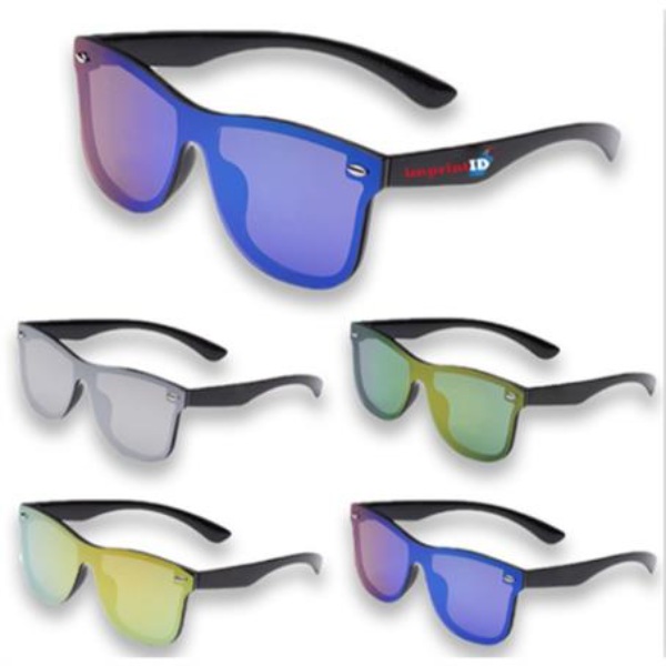 Upper Decks Mirrored Sunglasses w/ UV Protection