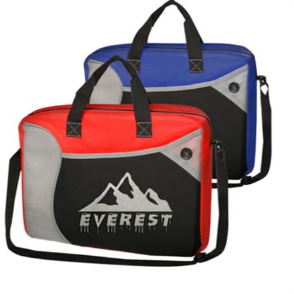 Economy Briefcase Messenger Bags W/ Shoulder Strap & Zipper