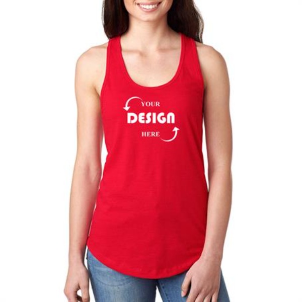 Next Level Women's Ideal Racerback Tank Tops w/ Custom Imprint