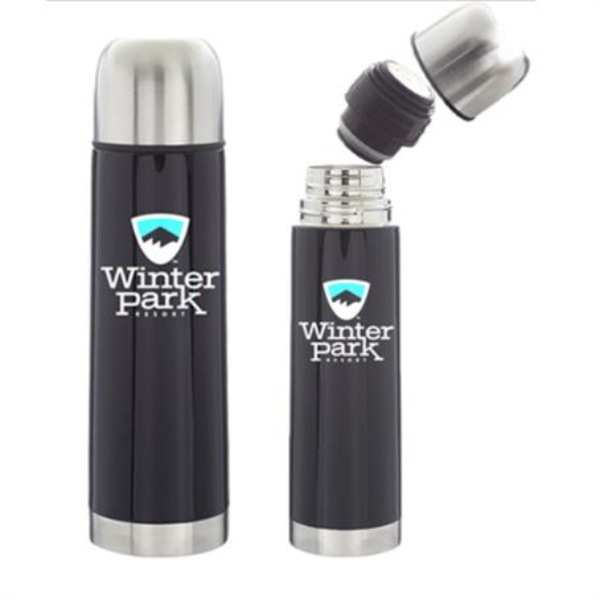 17 oz. Black Vacuum Insulated Flasks