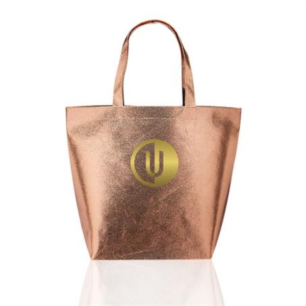 New Castle Non-woven Metallic Tote Bags