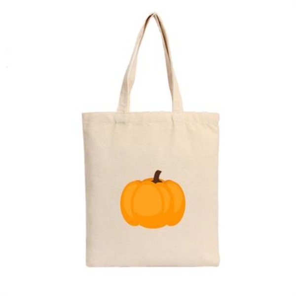 COTTON CANVAS TOTE BAGS, NATURAL COLOR 15" HANDLE SHOPPING TOTE BAG