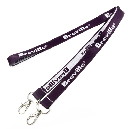1/2" Custom Double Ended Woven Lanyard