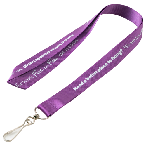 Custom Printed 3/4" Nylon Lanyard