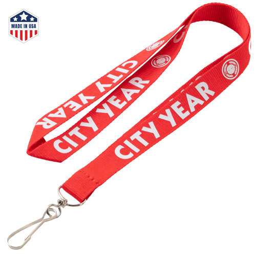 USA Made Polyester Lanyard 3/4 inch (20mm)