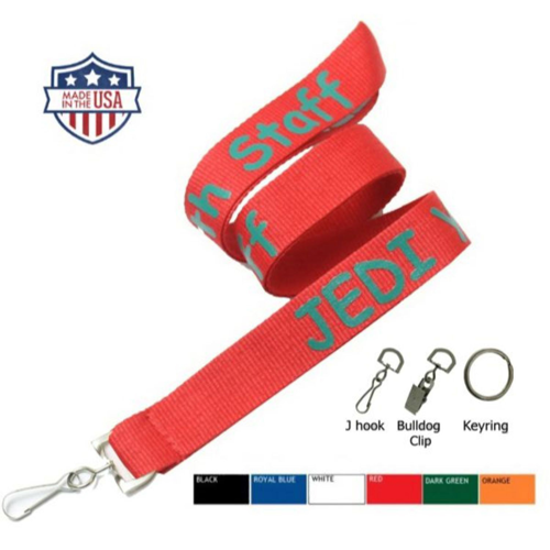 USA Made Polyester Lanyard 3/4 inch (20mm)