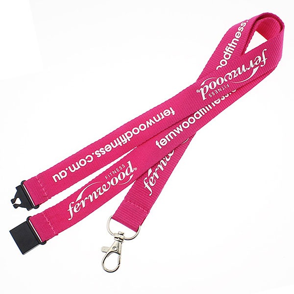 5/8" Polyester Lanyard w/ Safety Breakaway