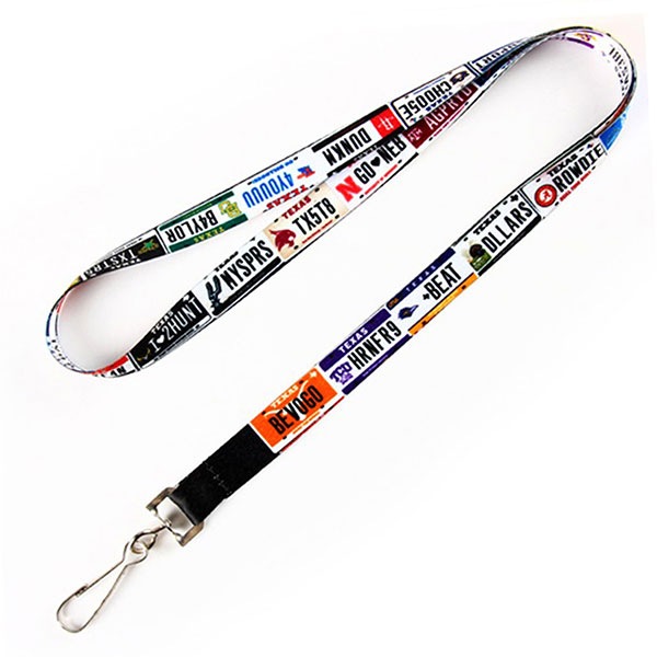 1/2" Custom Print Dye Sublimation Lanyard