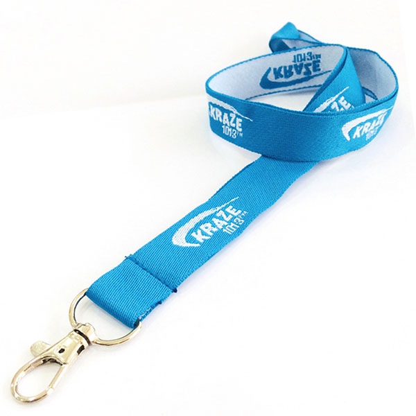 1" Custome Logo Woven Lanyard