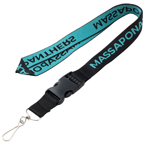 1" Custom Woven Lanyard W/ Buckle Release