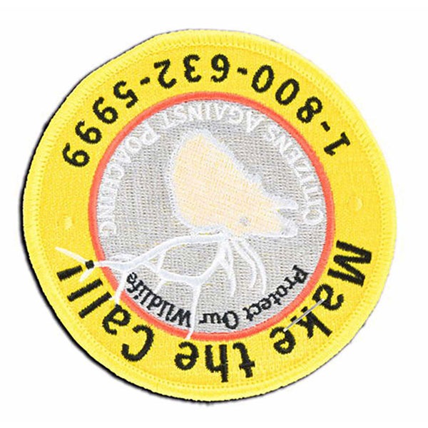 4"- 50% Embroidered Patch W/ Custom Imprint