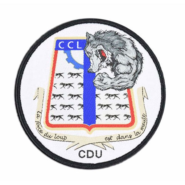 4"- 100% Embroidered Patch W/ Custom Print