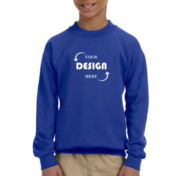 Gildan HeavyBlend Youth Crew Sweatshirts w/ Custom Imprint