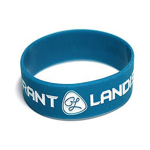 3/4" Color Filled Wristband W/ Custom Logo