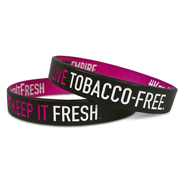 1/2" Dual-Layered Wristband W/ Custom Print