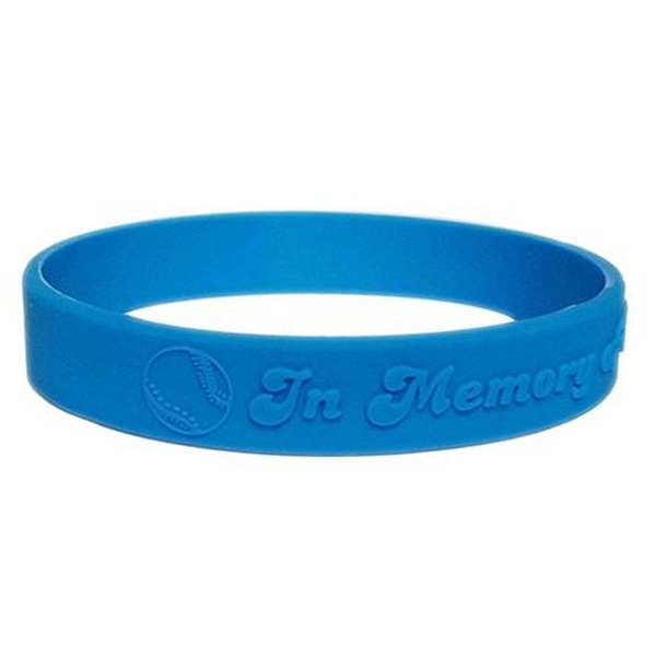 1/2" Embossed Wristband W/ Custom Logo