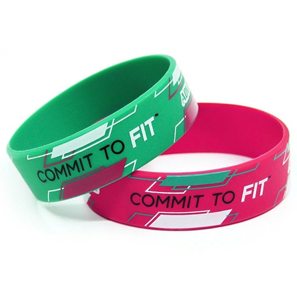 3/4" Printed Wristbands W/ Custom Print
