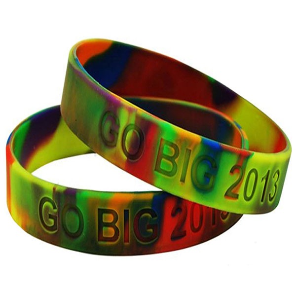 3/4" Swirl Wristband