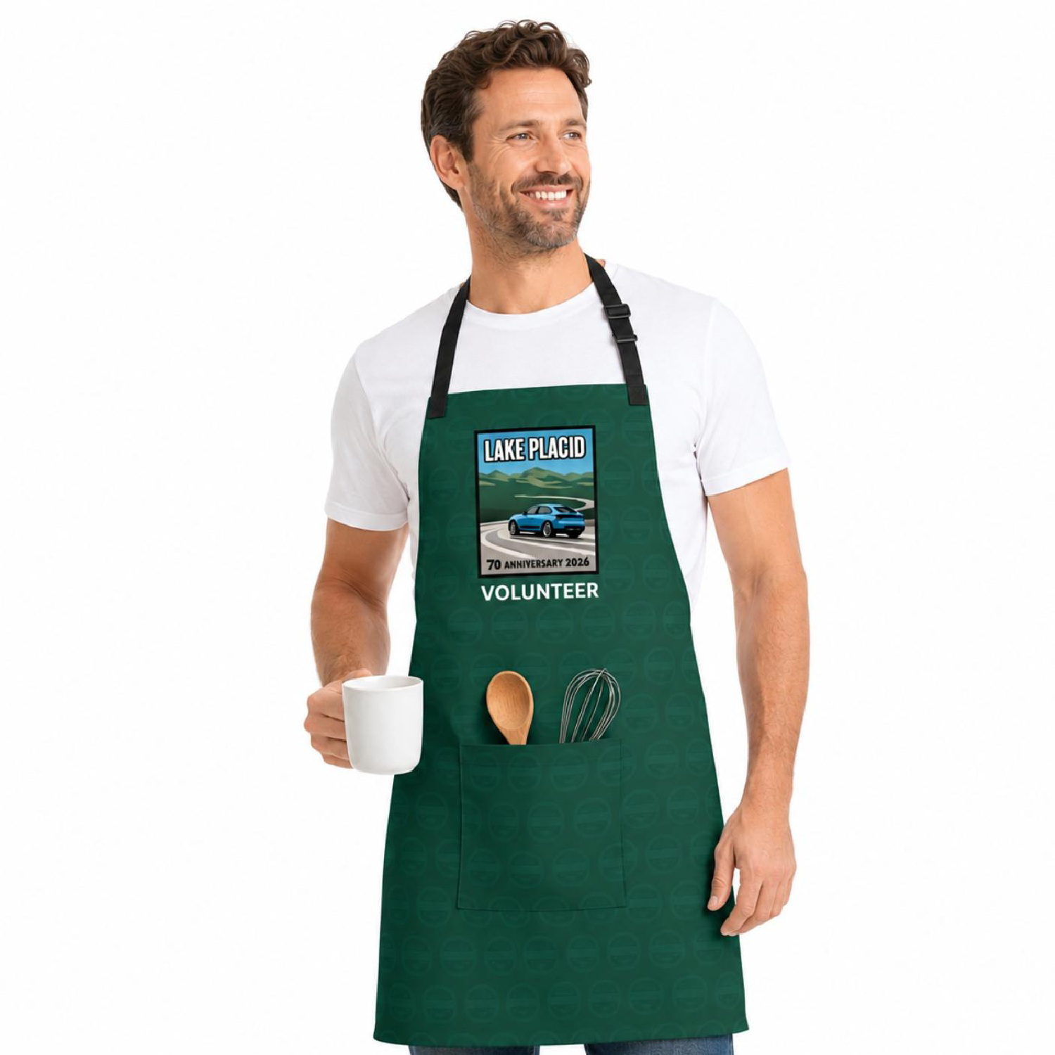 Sublimation Polyester Aprons w/ Custom Imprint & Pockets