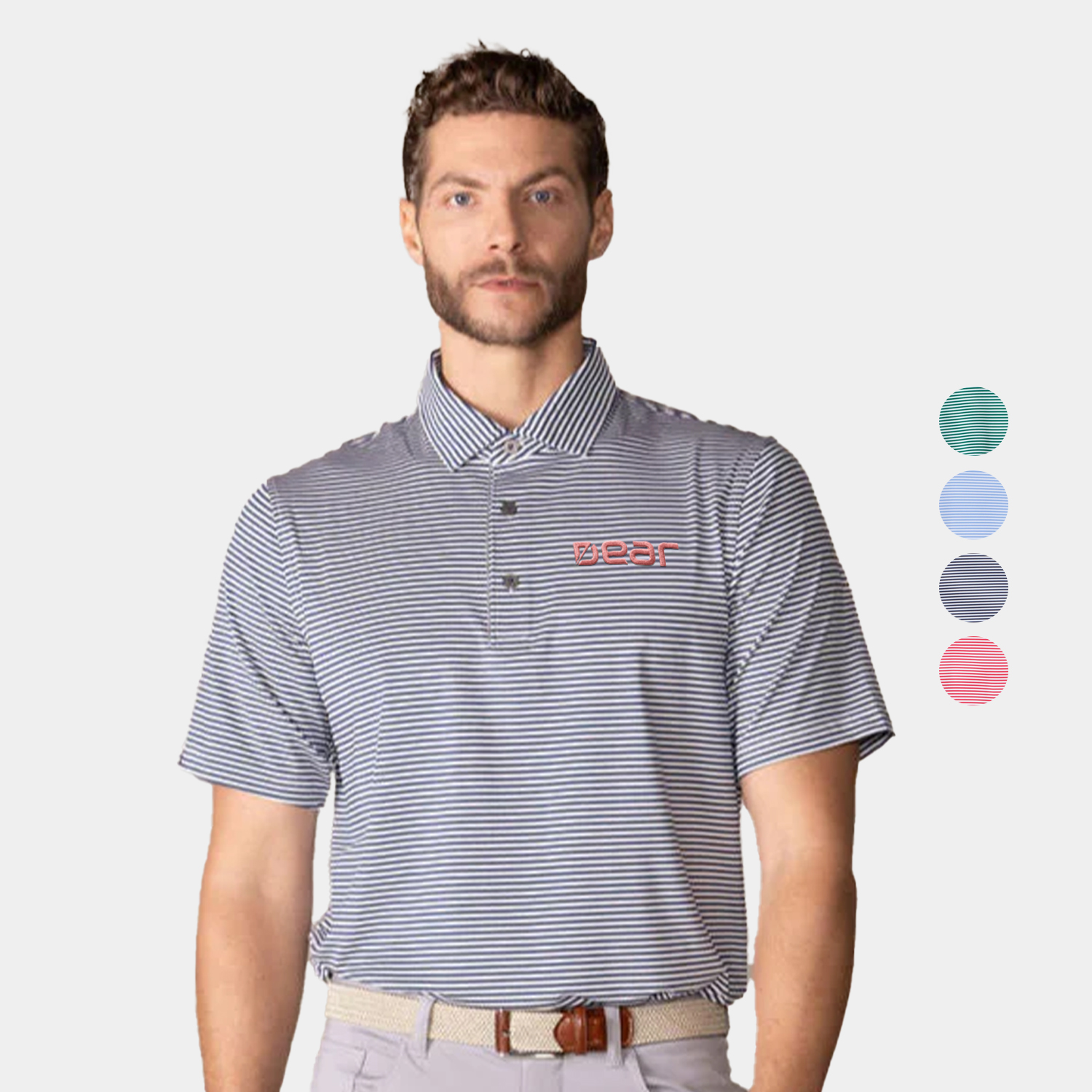 Ashworth® Golf Fairway Stripe Polo