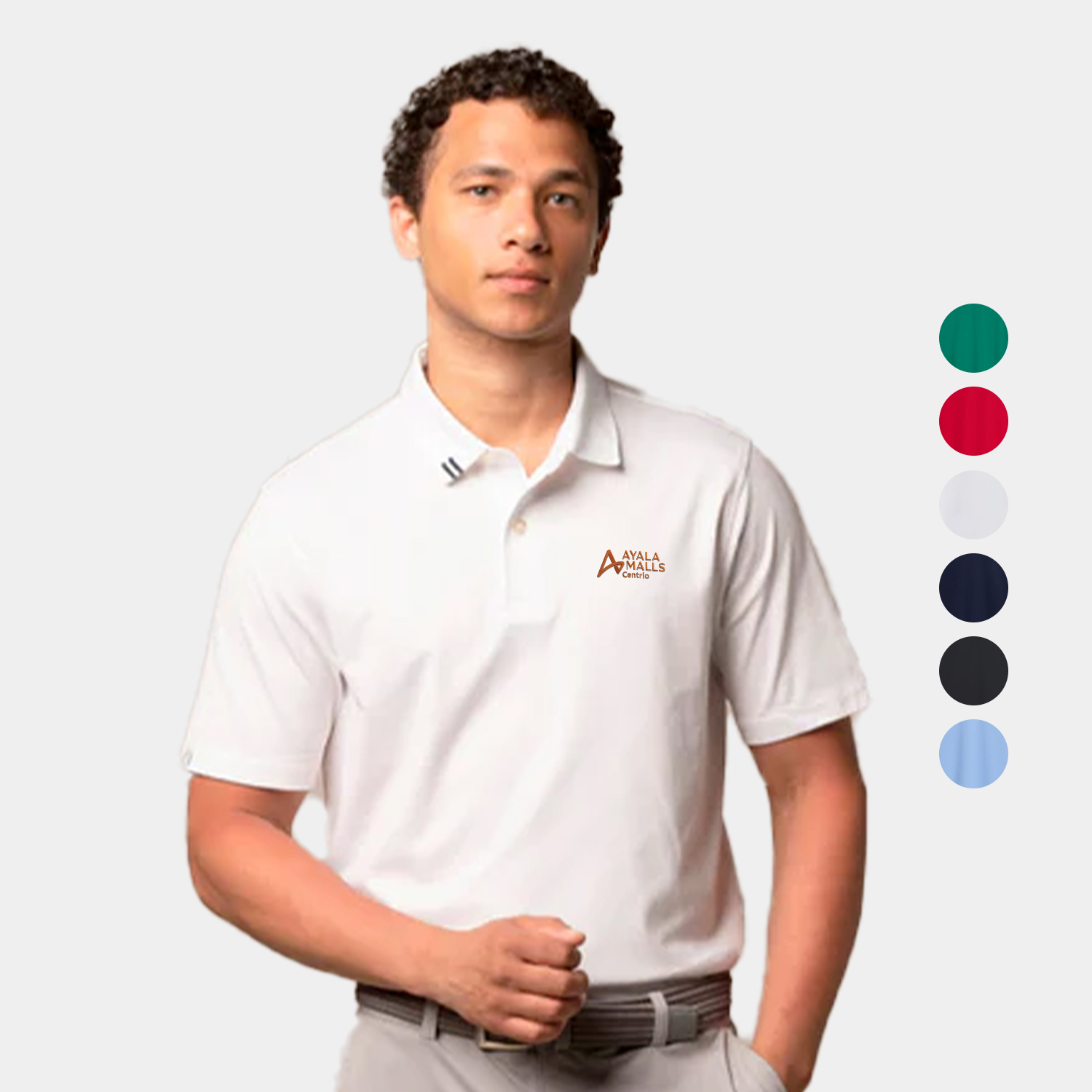 Ashworth® Golf 2Bar Solid Polo