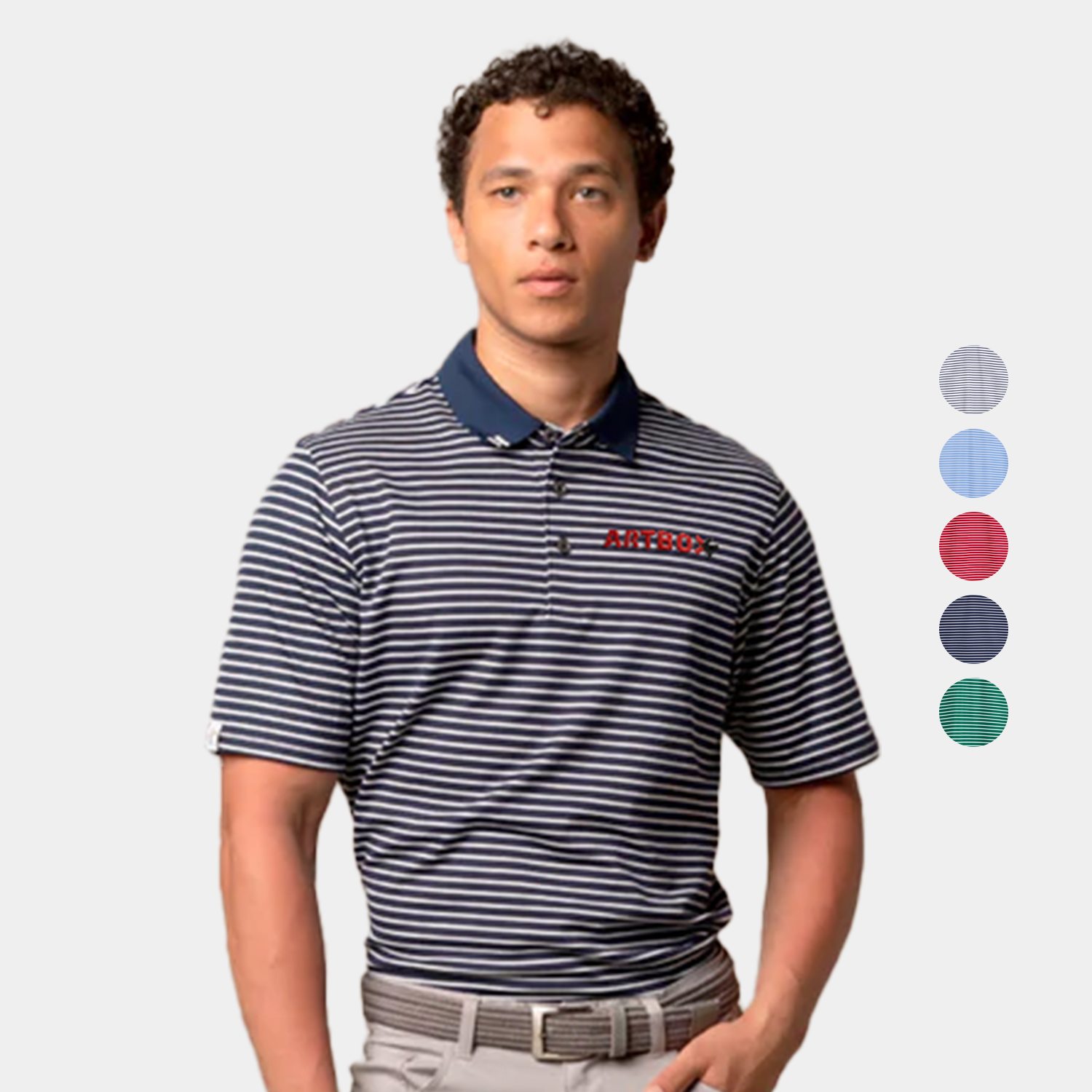 Ashworth® Golf 2Bar Stripe Polo