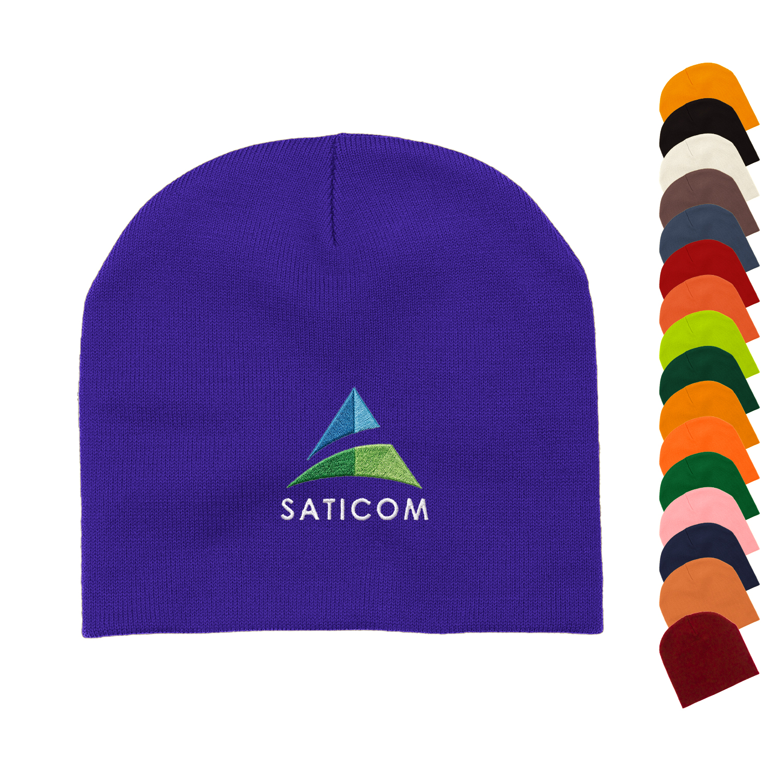USA-Made No Cuff Knit Beanie