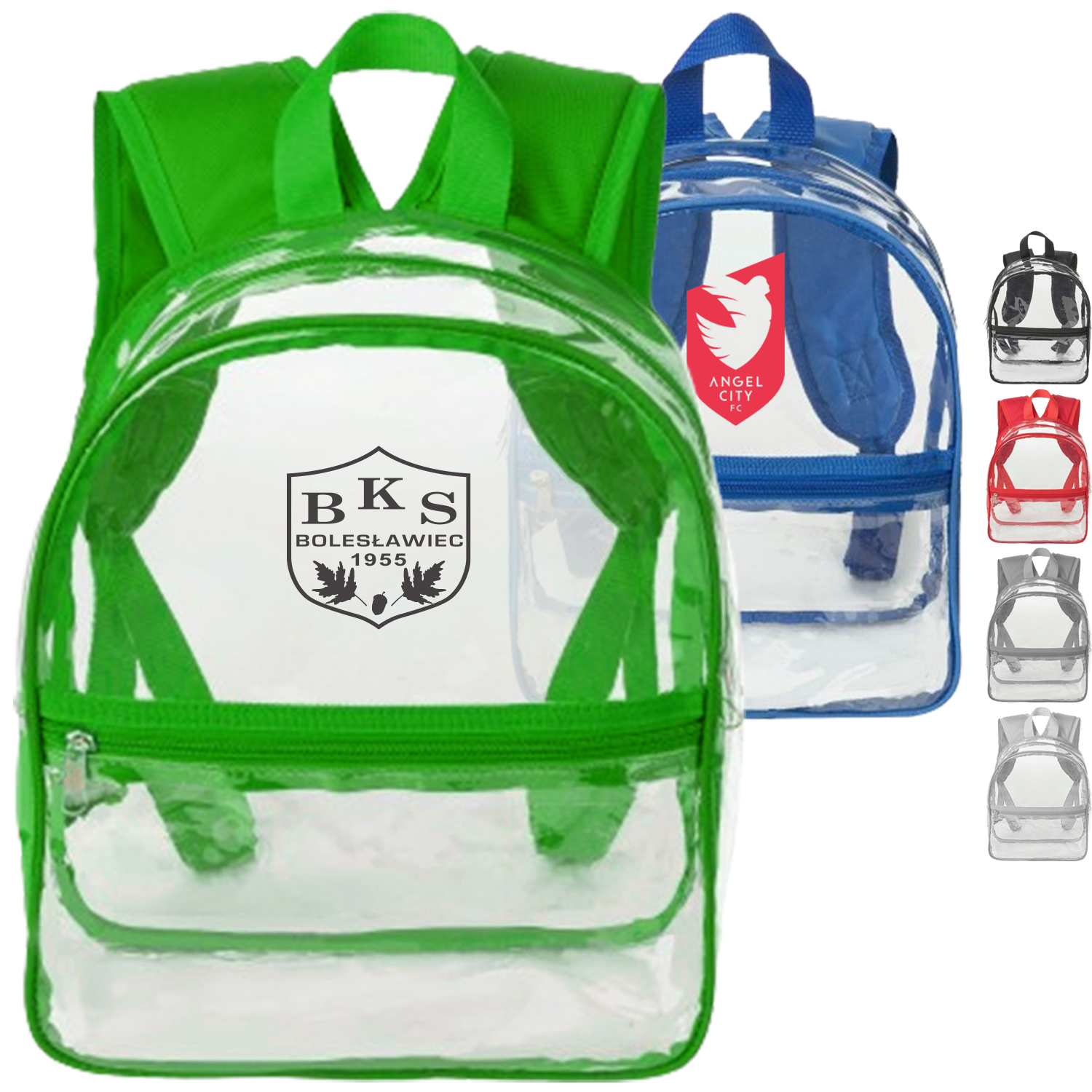 Stadium Approved Heavy Duty Cold-Resistant Clear Bag Transparent PVC Backpack