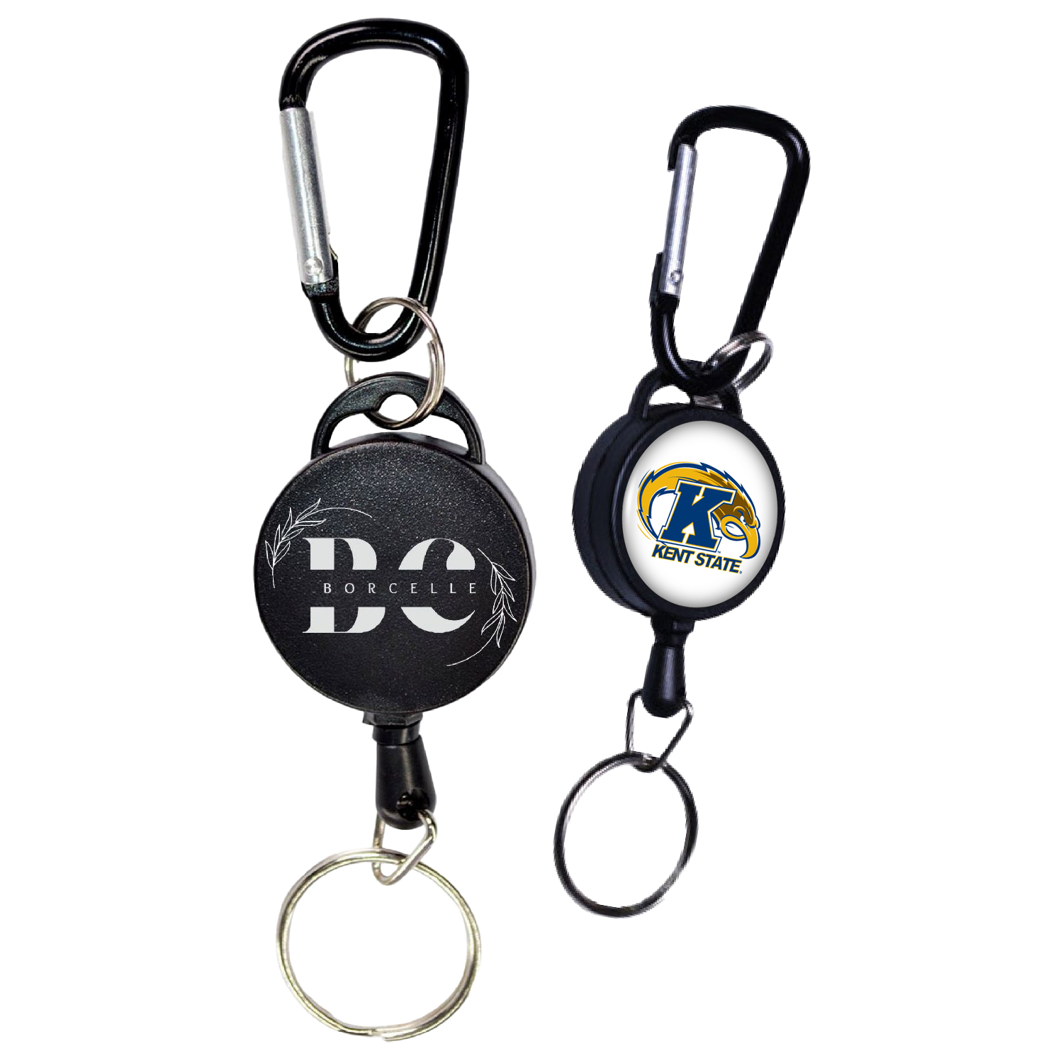 Outdoor Carabiner Badge Reel w/ Keyring
