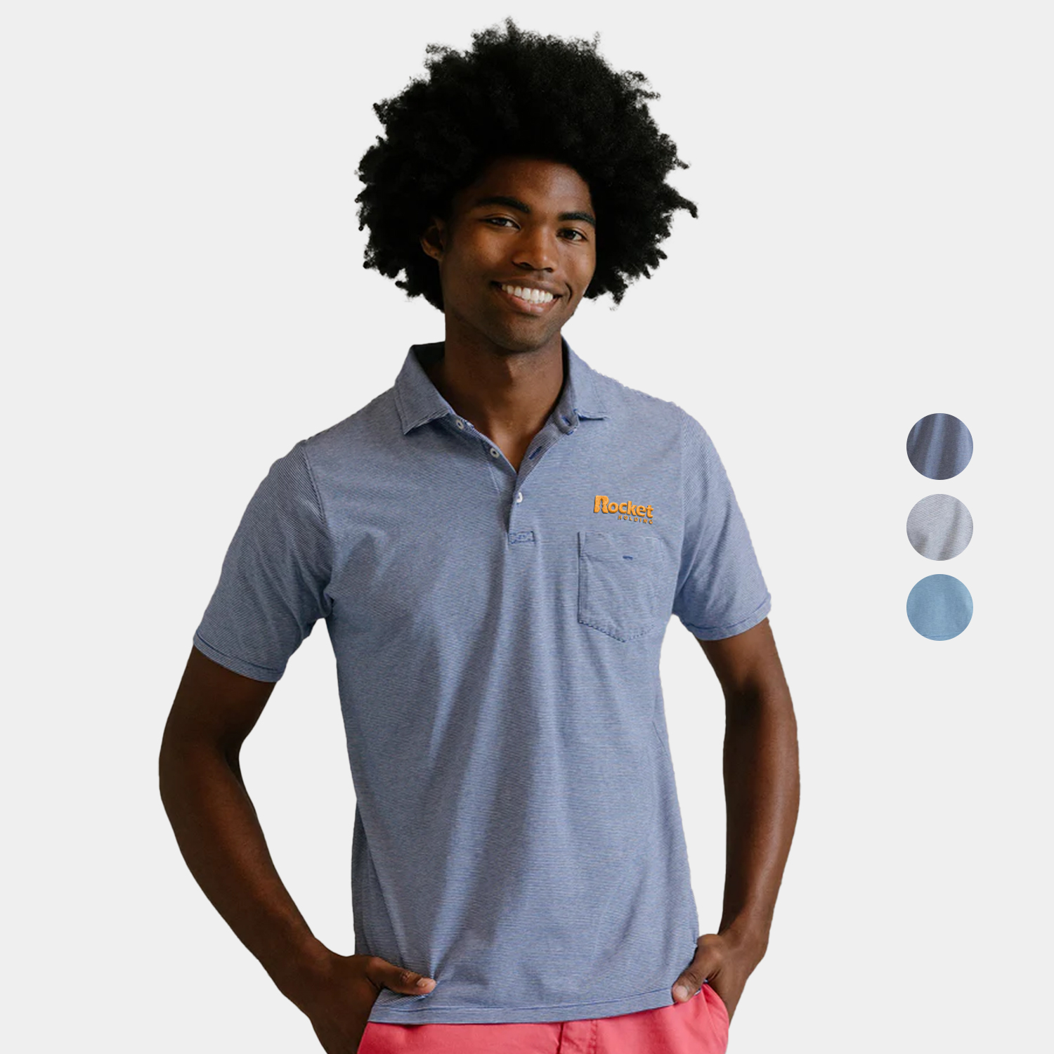 B. Draddy® Vin Polo with Soft Cotton Comfort and Included Ball Marker