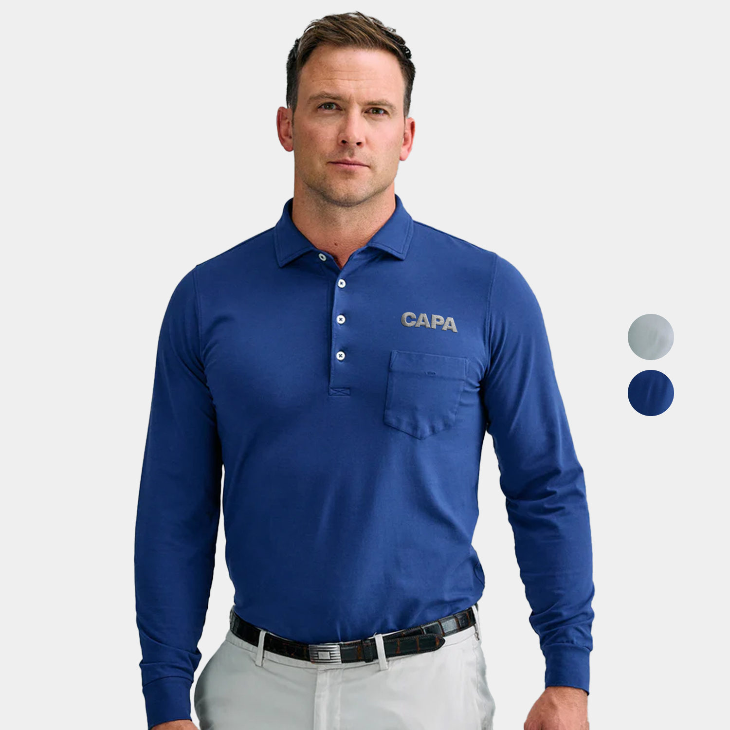 B. Draddy® Jack Long Sleeve Polo with Included Ball Marker