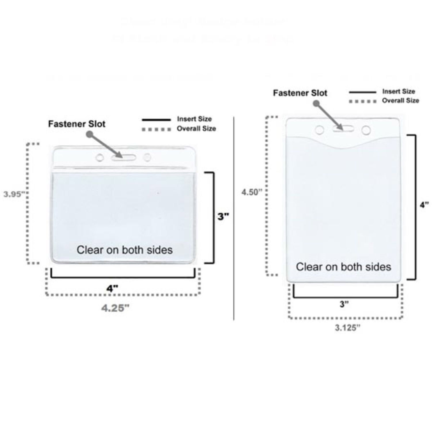 Economy Badge Holder