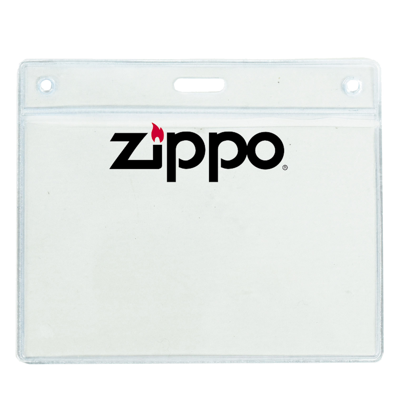 3" H x 4" W inch Printed Badge Holder - Clear Vinyl