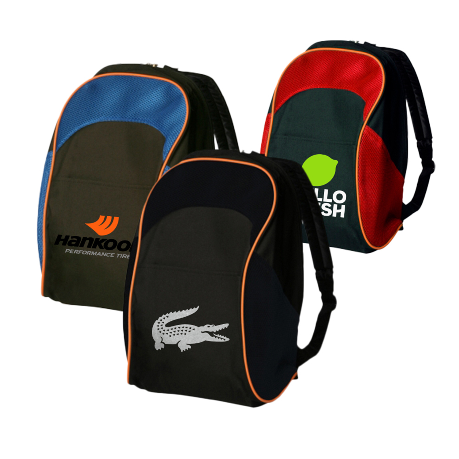 Classic Two-Tone School Backpack