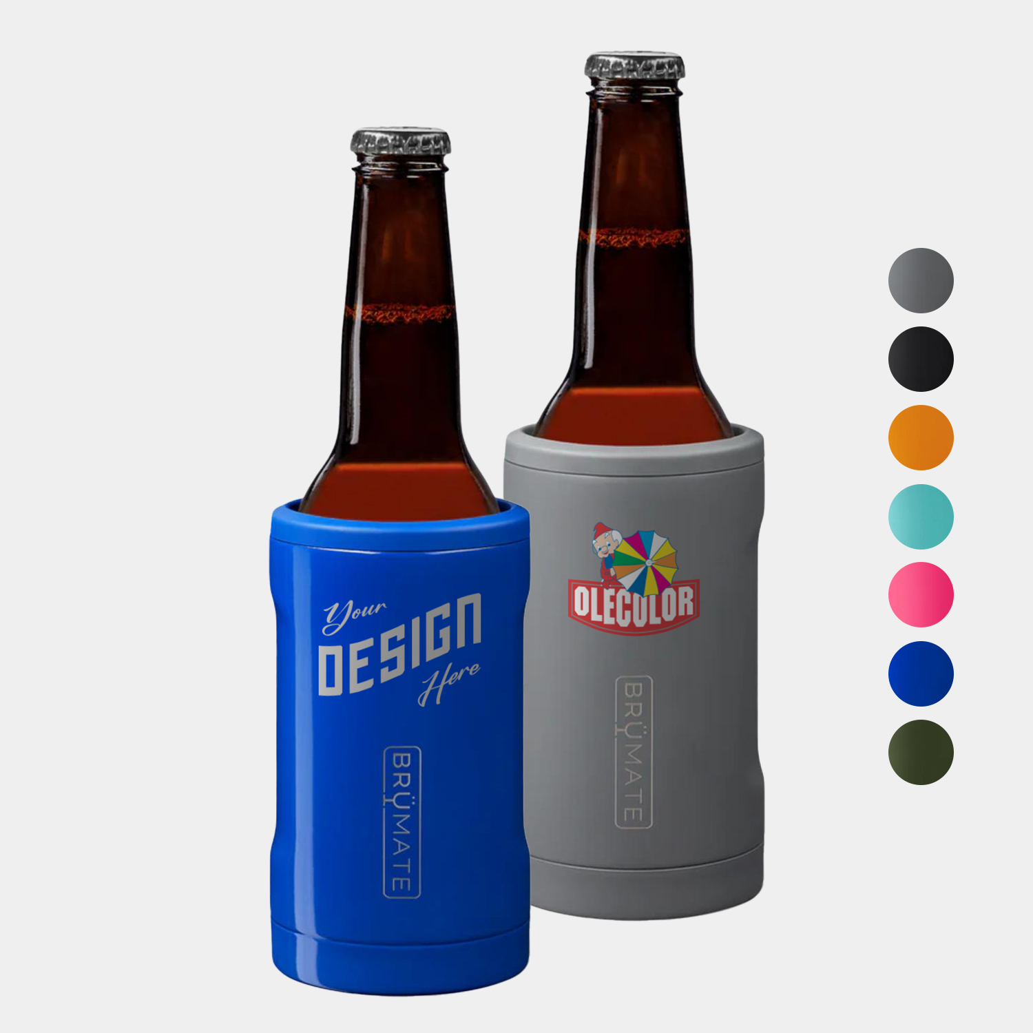 12 oz BruMate® Stainless Steel Insulated Hopsulator Bottle Cooler